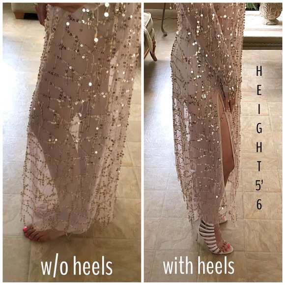 • FIRM PRICE • Long Gorgeous Sequins Dress - Picture 8 of 8